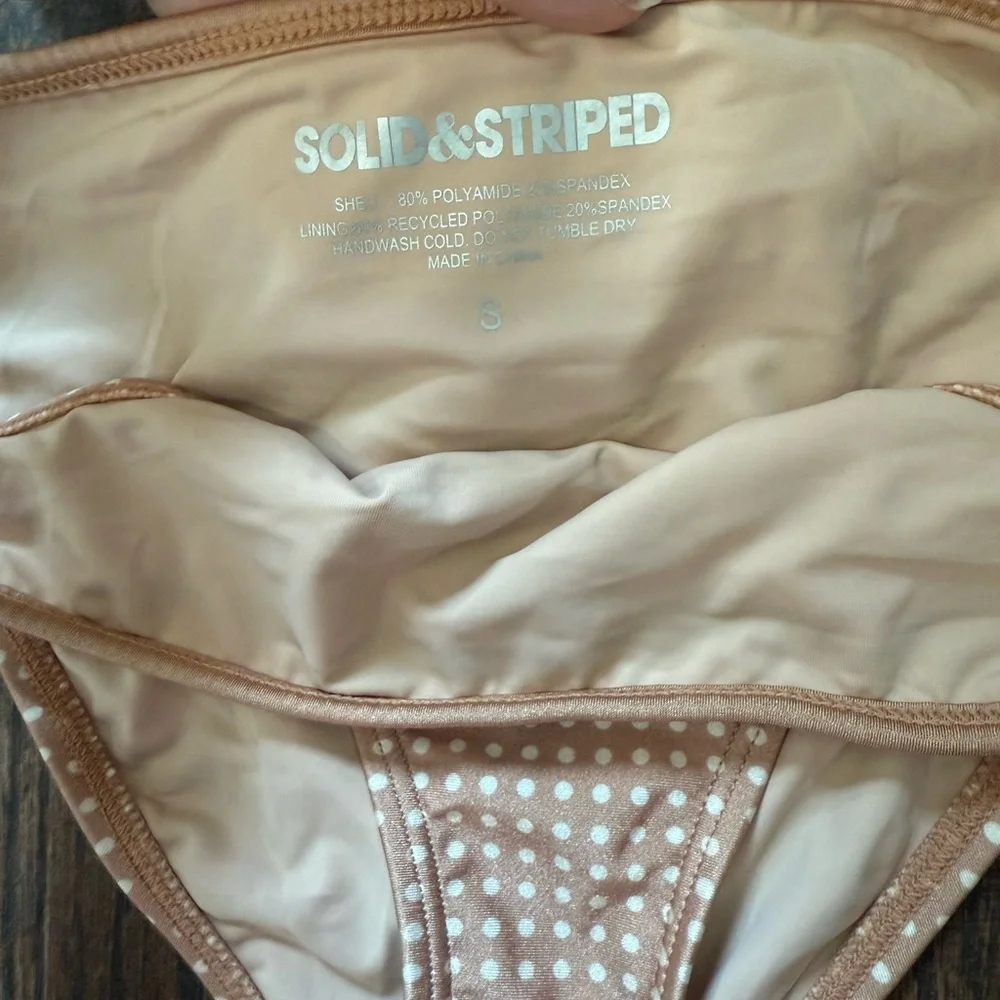 NWOT Solid & Striped Sydney Bikini Set READ